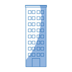 building icon tower city architecture house business apartment vector illustration