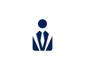 Business man logo