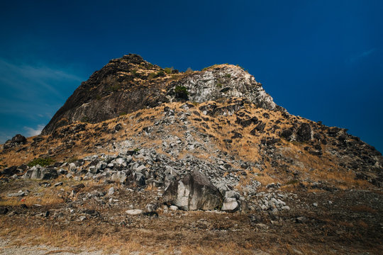 Rocky hill in Sisiman Bay