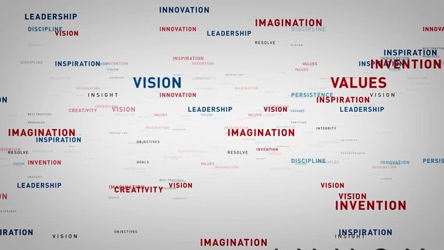 Keywords Business Principles White - Important terms about business principles pass through cyberspace. All clips are available in multiple color options. All clips loop seamlessly.