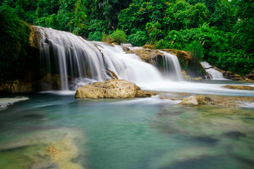 Obraz premium Aliwagwag waterfall in Cateel, Philippines