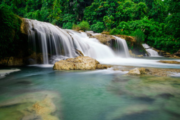 Aliwagwag waterfall in Cateel, Philippines