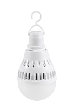 LED lights blub emergency ,Energy saving ,isolated on white background