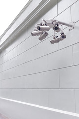 multi directional outdoor surveillance cameras or CCTV security cameras, filter effect