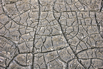 Dry earth and cracks texture, Patagonia, Argentina