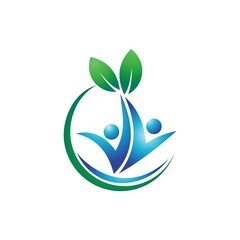 beauty care lotus flower swoosh logo