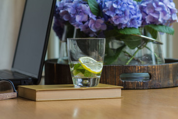 Modern workplace at home