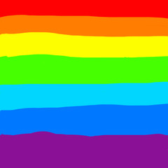Rainbow horizontal background.