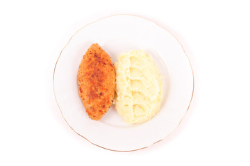 Cutlet and potatoes