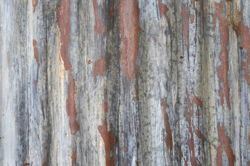 rusty zinc background.