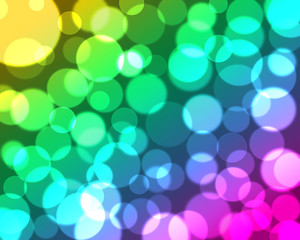 Colorful abstract bokeh background