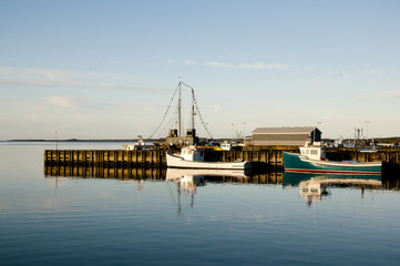 Fototapeta premium Louisbourg Harbor - Nova Scotia - Canada