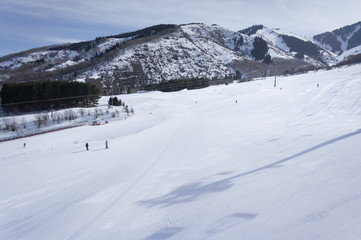 Fototapeta na wymiar ski resort