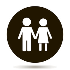 family icons over white background. vector illustration