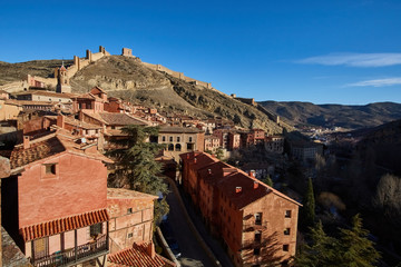 Obraz premium Medieval village of Albarracin in Teruel, Spain
