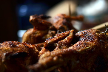 charcoal grilled chicken wings