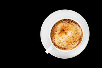 hot coffee cup isolated