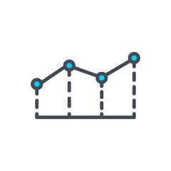 Graph Seo Business Colored Icon