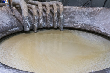 Paper Pulp Material Vat Storage Production Factory Industrial Usage White Water Container
