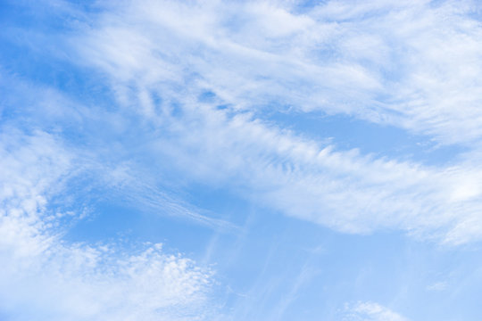 Clear Sky Cirrocumulus Cloud Background