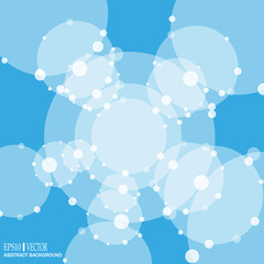 Design Technology Network backgound. Connection concept