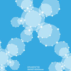 Design Technology Network backgound. Connection concept