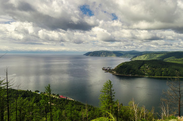 Boundless Baikal expanses, a wonderful summer landscape