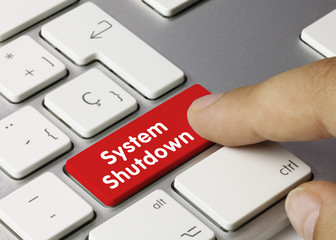 System Shutdown - obrazy, fototapety, plakaty