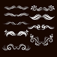 Vintage frames and scroll elements7