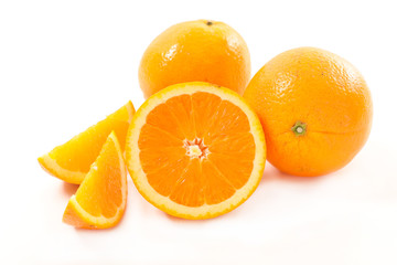 orange isolated on white