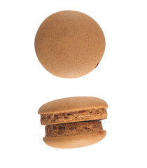 Colorful Macaron on white background