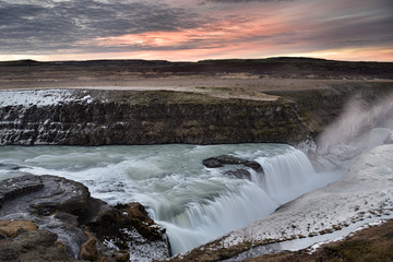 Gullfoss Wasserfall in Island