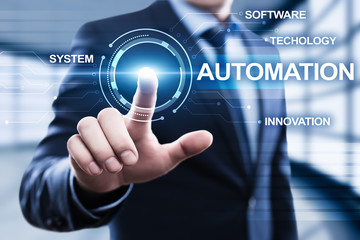 Fototapeta na wymiar Automation Software Technology Process System Business concept