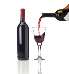 Rotwein einschenken