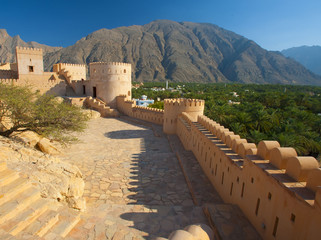 Fort Nakhal, the ancient fortress of Oman - obrazy, fototapety, plakaty