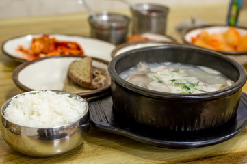 sundae gukbap, Korean blood sausage stew