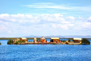 Fototapeta na wymiar floating village