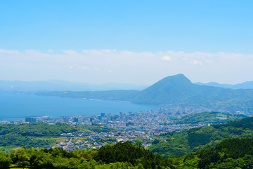 初夏の別府湾