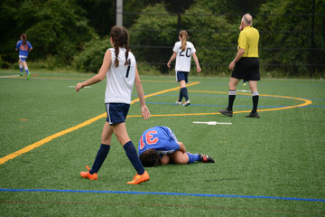 Obraz premium Referee misses the foul