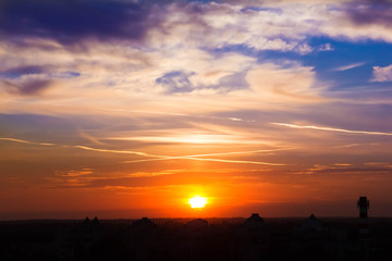 Naklejka premium What a beautiful sunset!