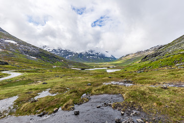 Fototapeta na wymiar Norway Norddal Ramsdal Mountains