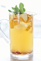 white wine and fruit sangria cocktail drink jug