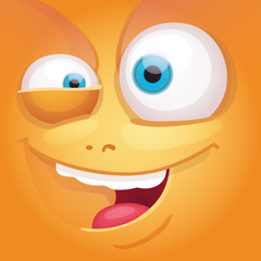 Cartoon Monster Face