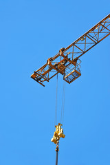 Crane winch with hook