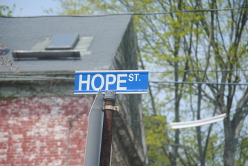 Hope Street Sign 