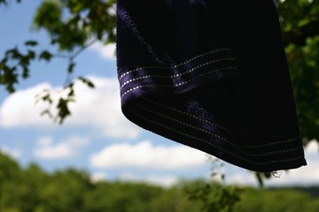 Towel in the breeze