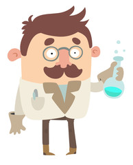 Cartoon Scientist