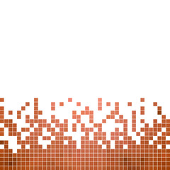 abstract vector square pixel mosaic background