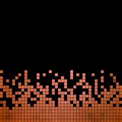 abstract vector square pixel mosaic background