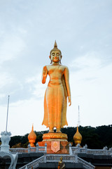 Buddha image staue at Hatyai public park Songkhal